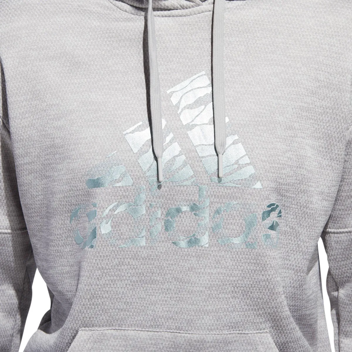 Adidas Women's Athletics Badge Of Sport Camo Print Hoodie Grey