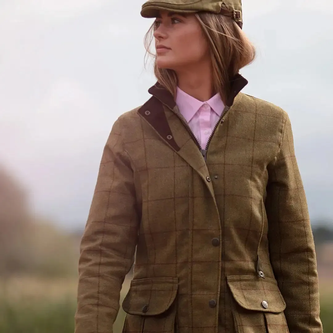 Alan Paine Rutland Ladies Tweed Waterproof Coat