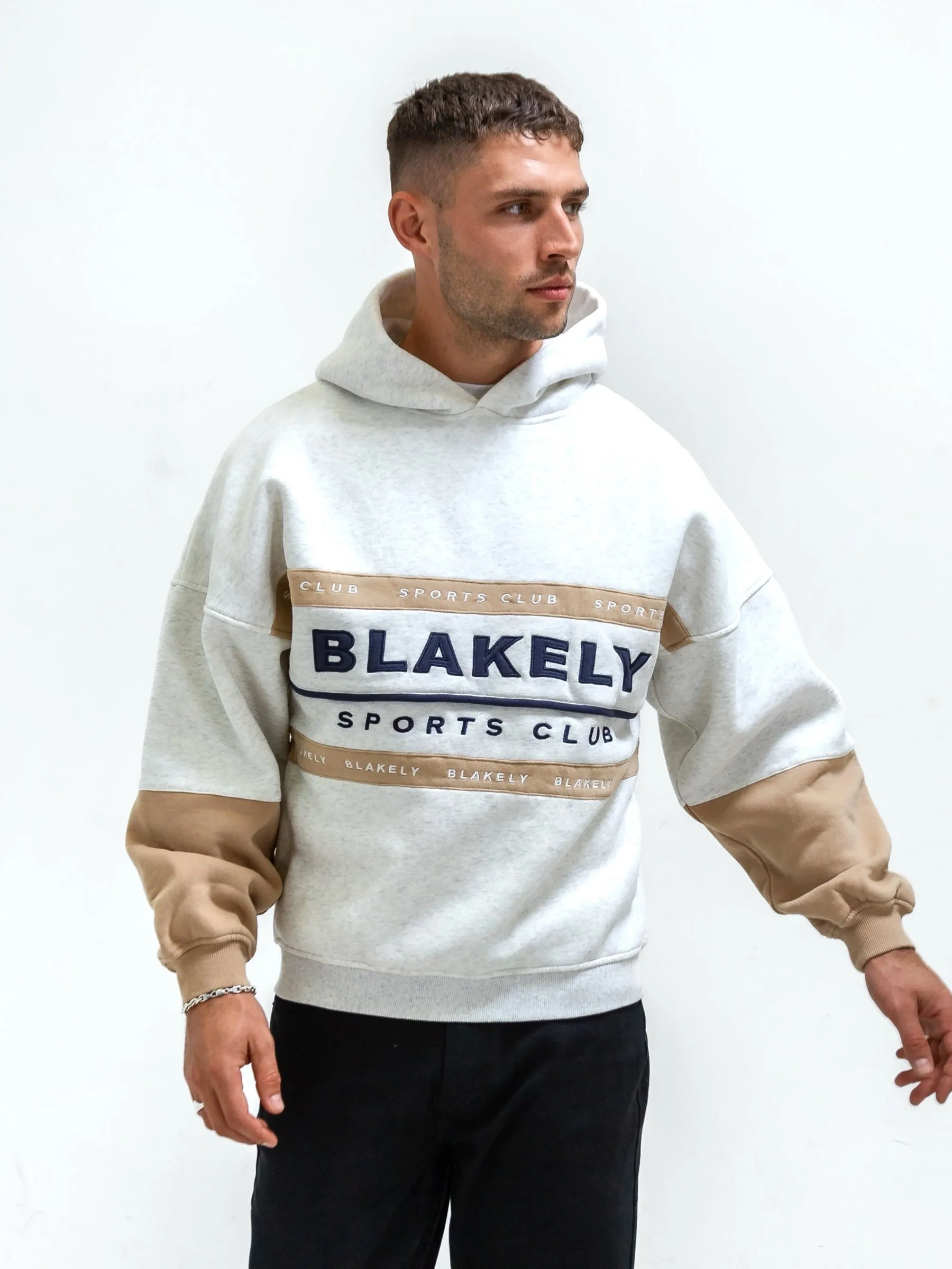 Alpine Sports Relaxed Hoodie - Marl White