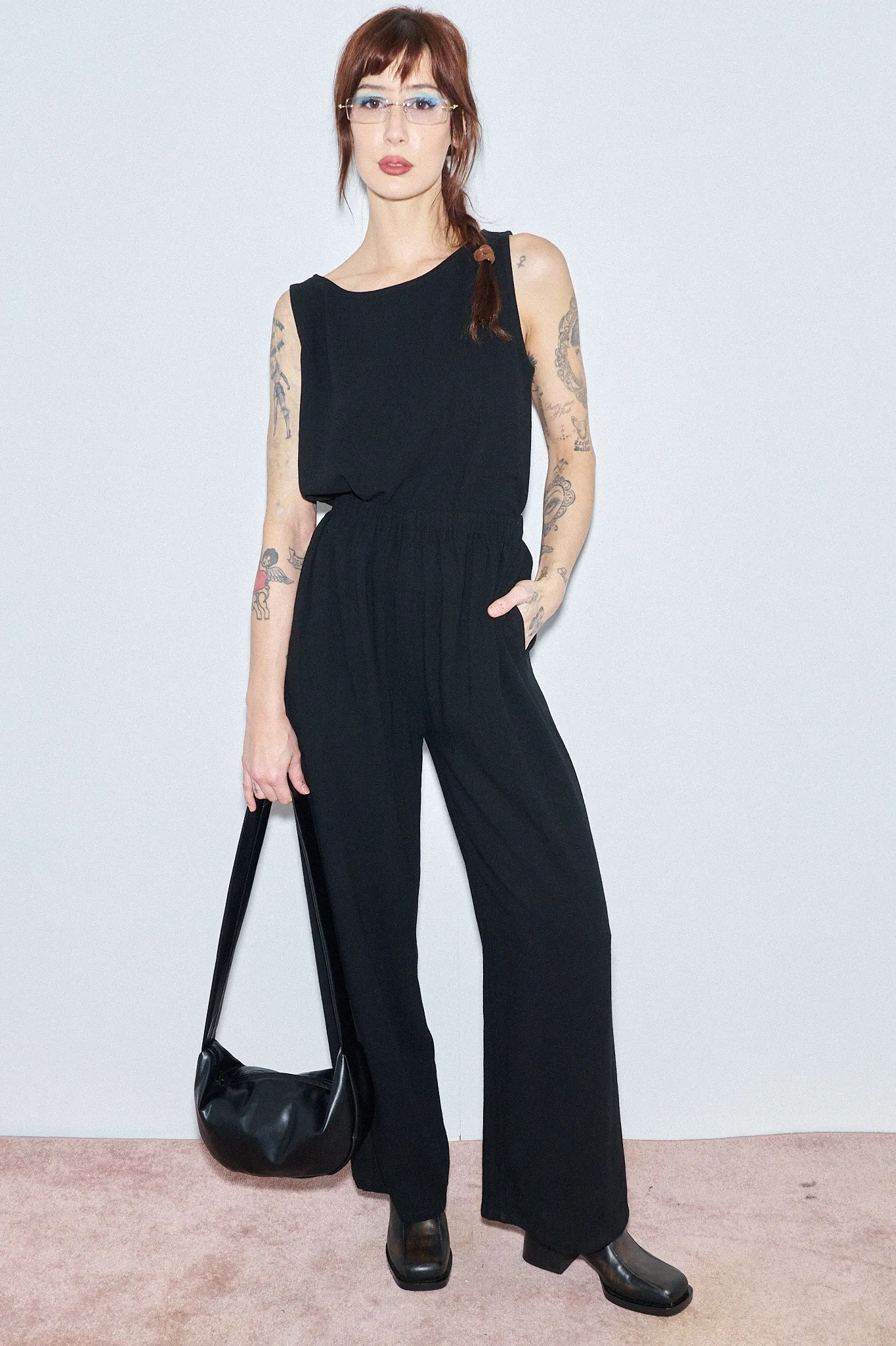 Black Soft Linen Pants