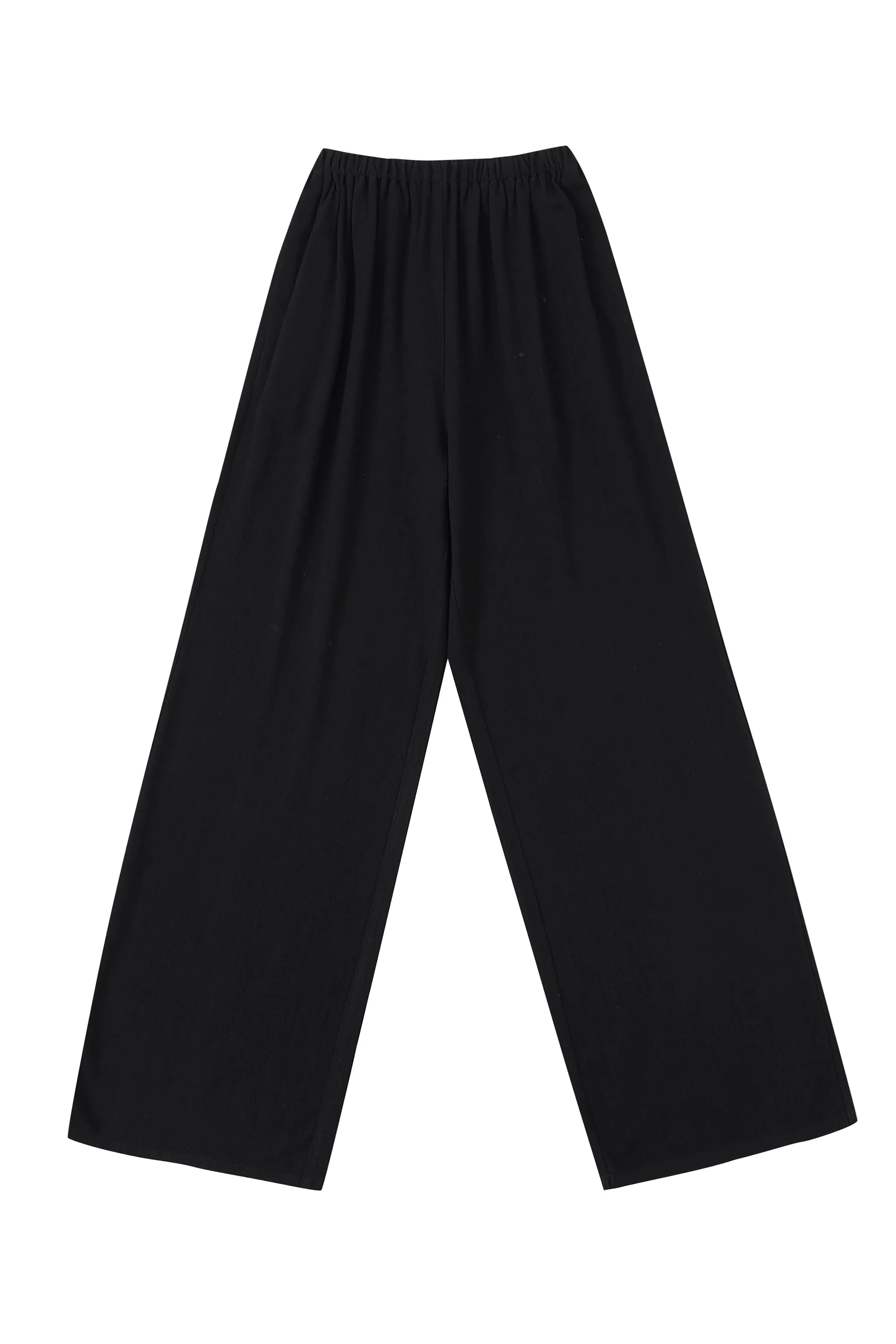 Black Soft Linen Pants