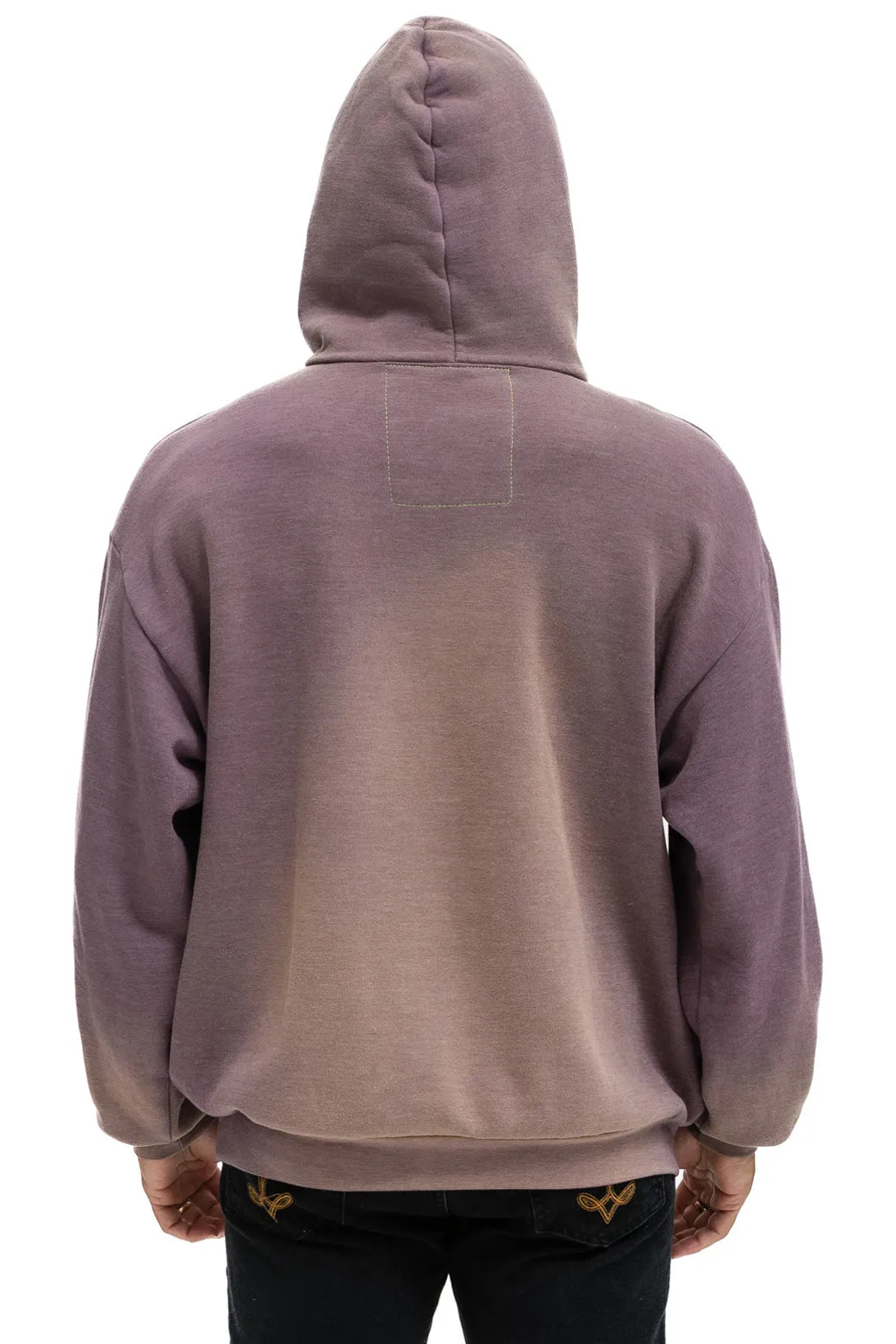 BOLT STITCH 2  RELAXED PULLOVER HOODIE - FADED MOCHA