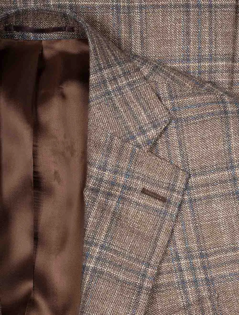 Brown Glencheck Jacket Brown