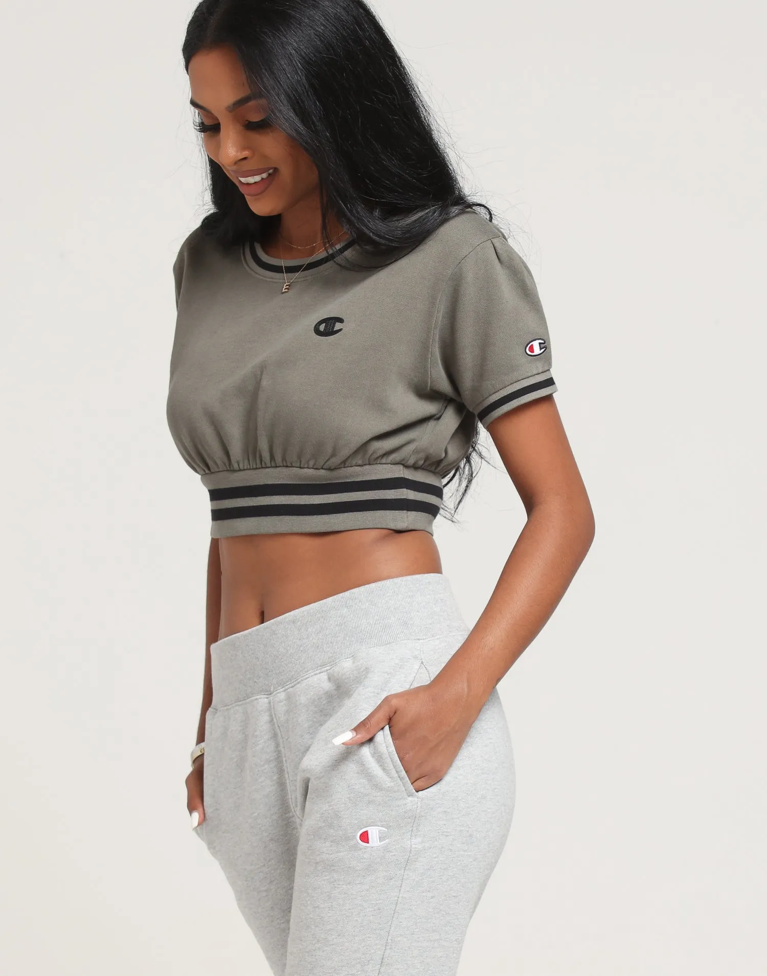 Champion Women's Rev Weave Jogger Grey Heather