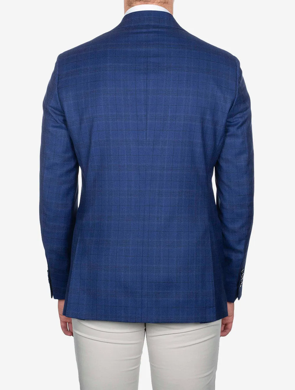 Delfino Check Jacket Blue