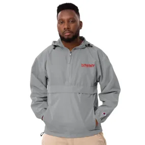 Embroidered Champion Packable Jacket Graphite