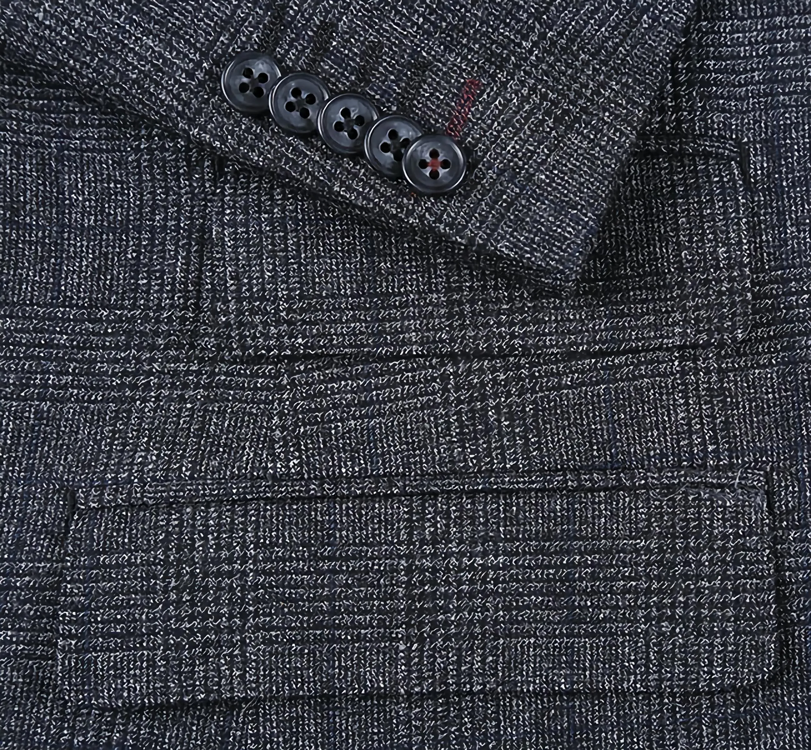 English Laundry 100% Wool Charcoal Checked Slim Fit Suit