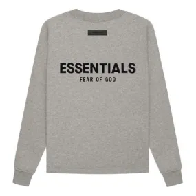 Fear of God Essentials SS22 Relaxed Crewneck Dark Oatmeal Sweatshirt