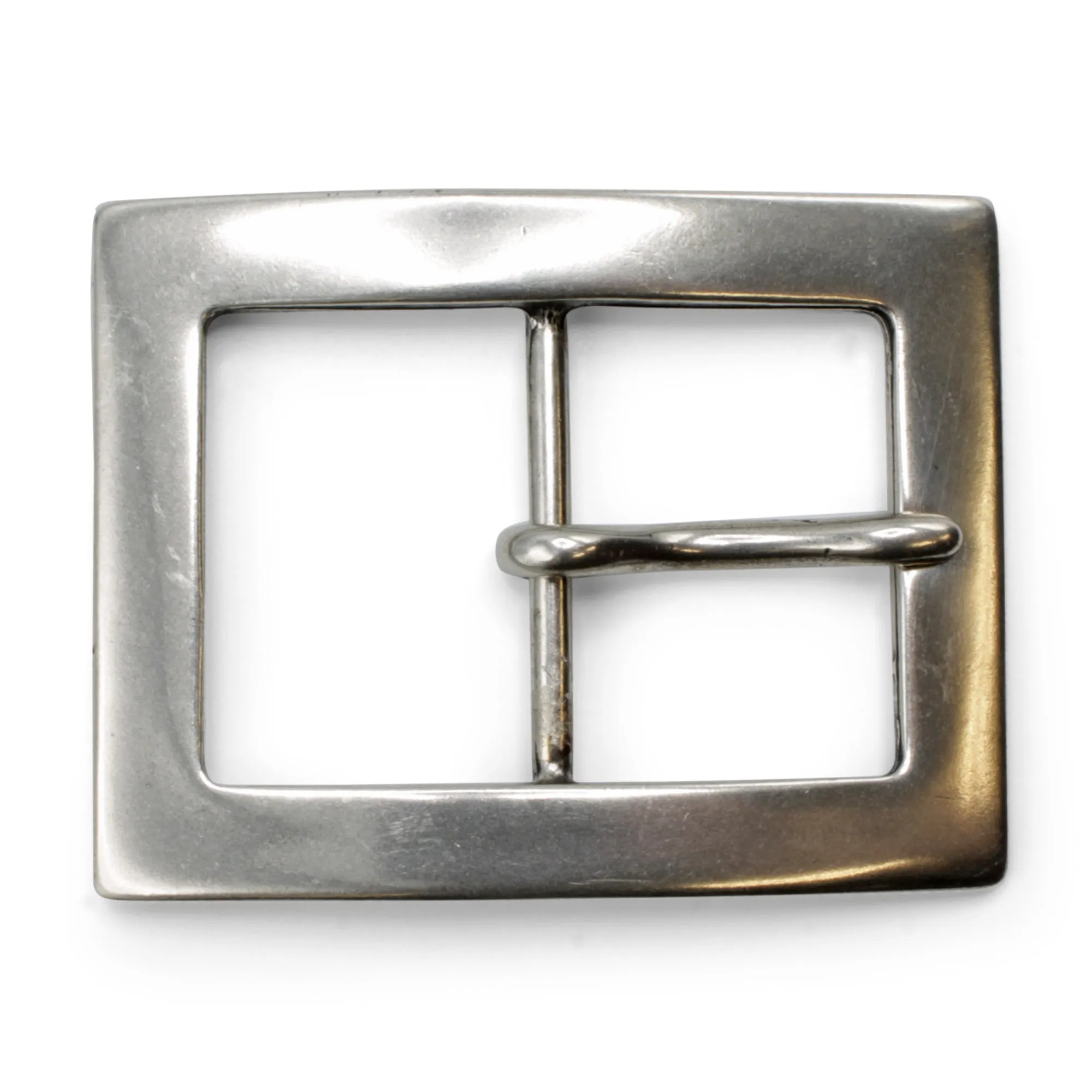 Flattened Rectangle Complete Prong Buckle 40mm