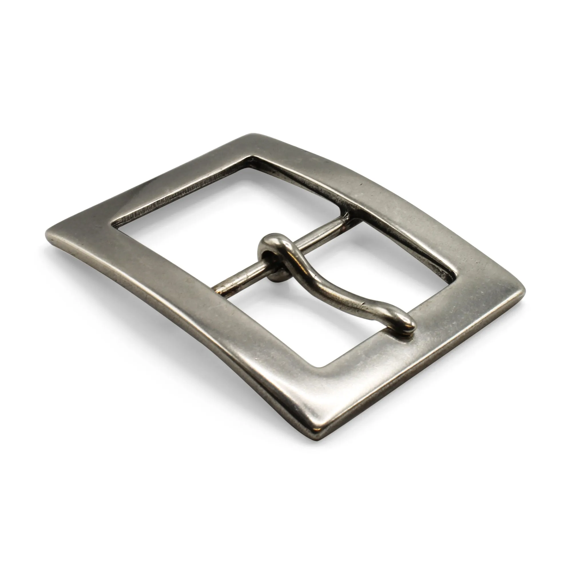 Flattened Rectangle Complete Prong Buckle 40mm