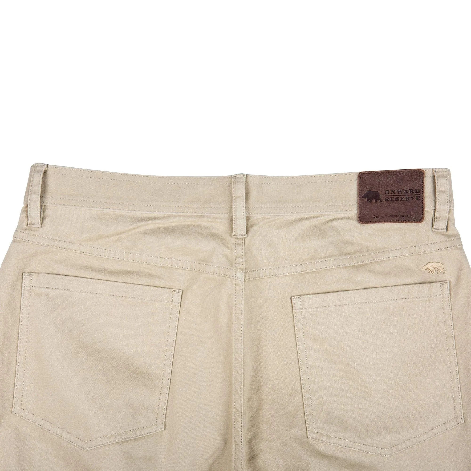 Flex Five Pocket Stretch Pant Tan