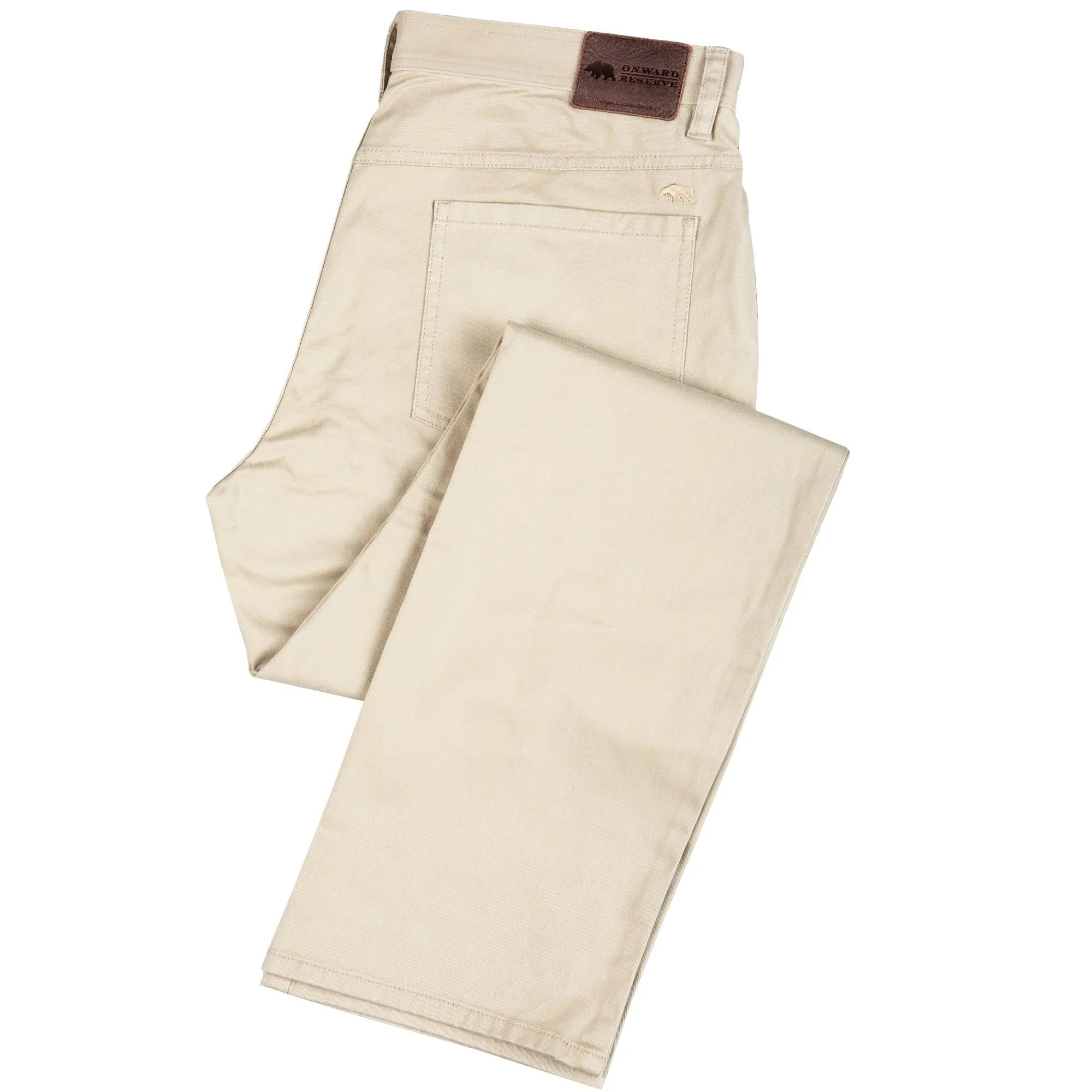 Flex Five Pocket Stretch Pant Tan