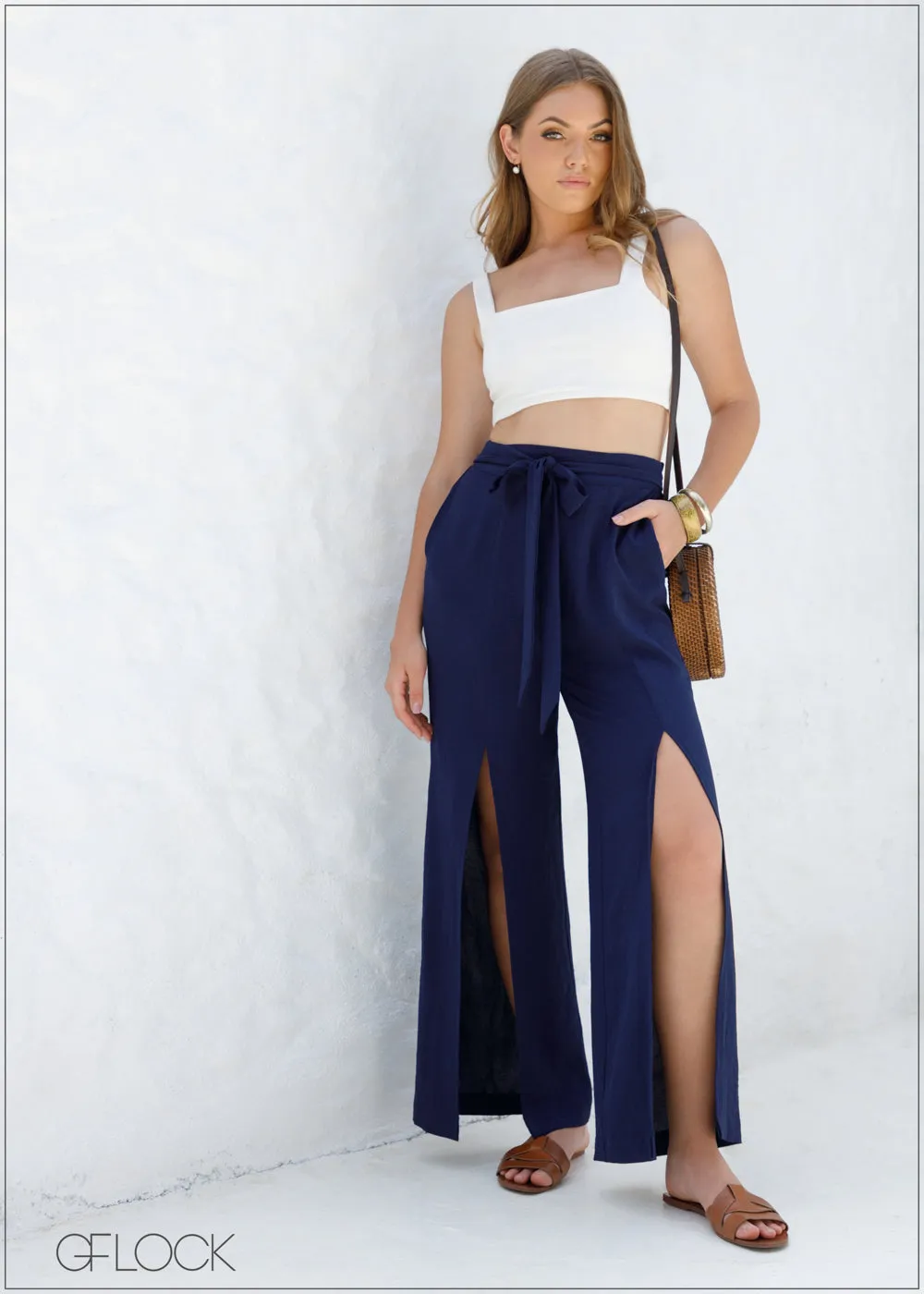 Front Slit Detail Pant - 210224