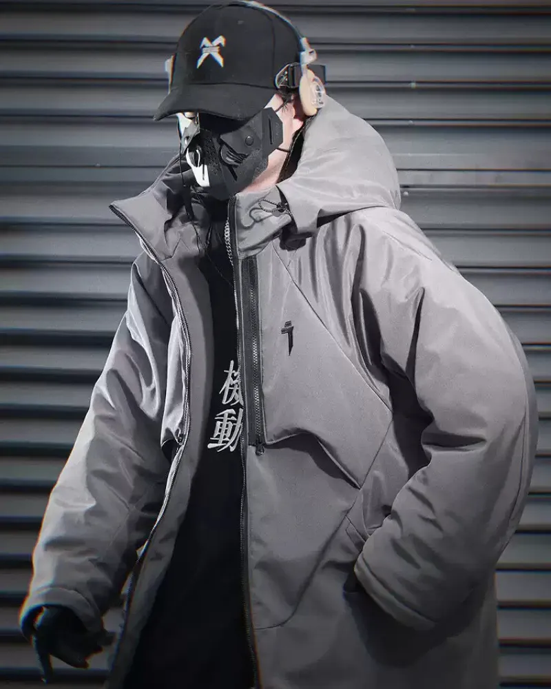 Functional Mech Cotton Winter Hooded Jacket