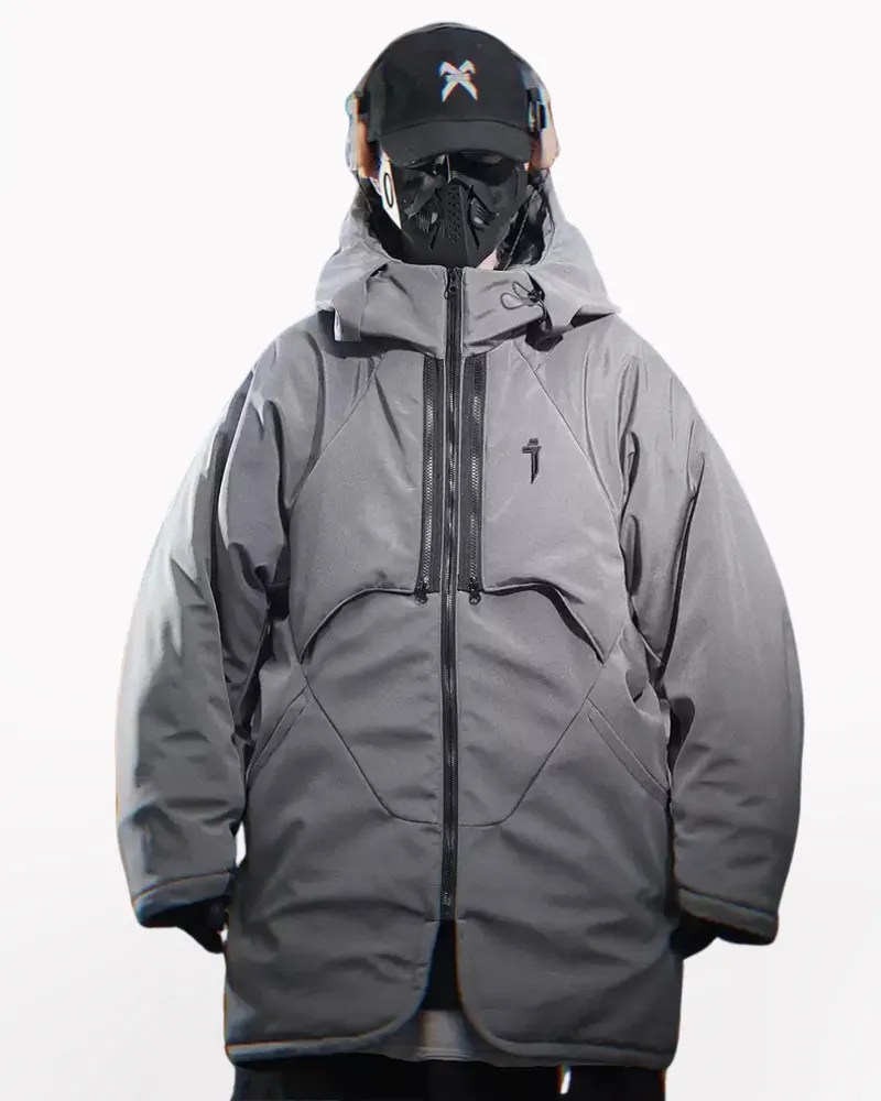 Functional Mech Cotton Winter Hooded Jacket