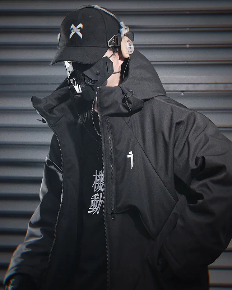 Functional Mech Cotton Winter Hooded Jacket