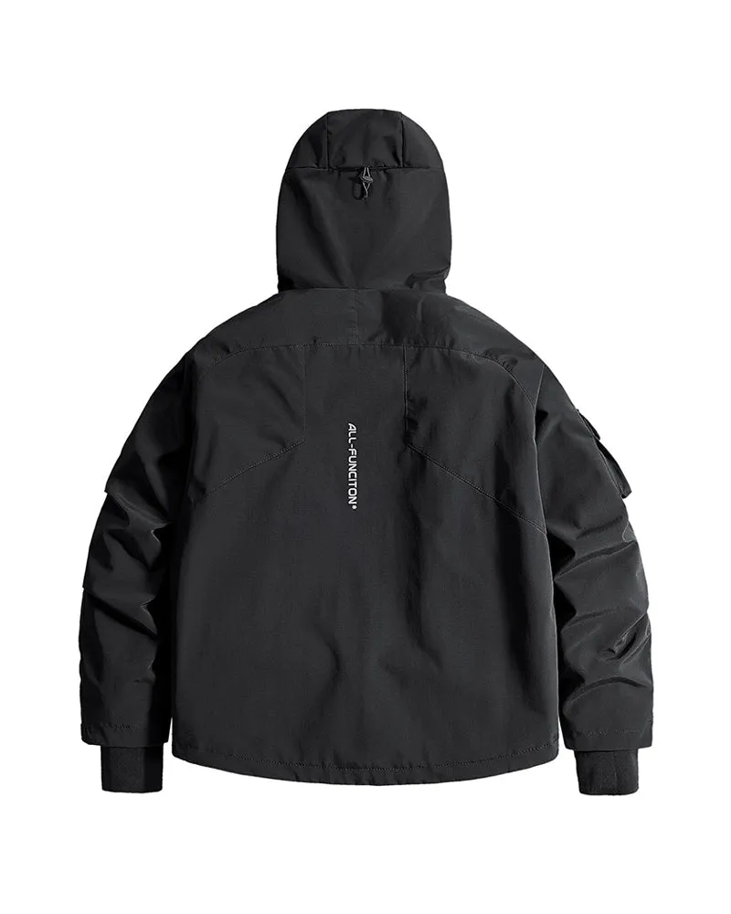 Functional Techwear Multi-pocket Hooded Jacket