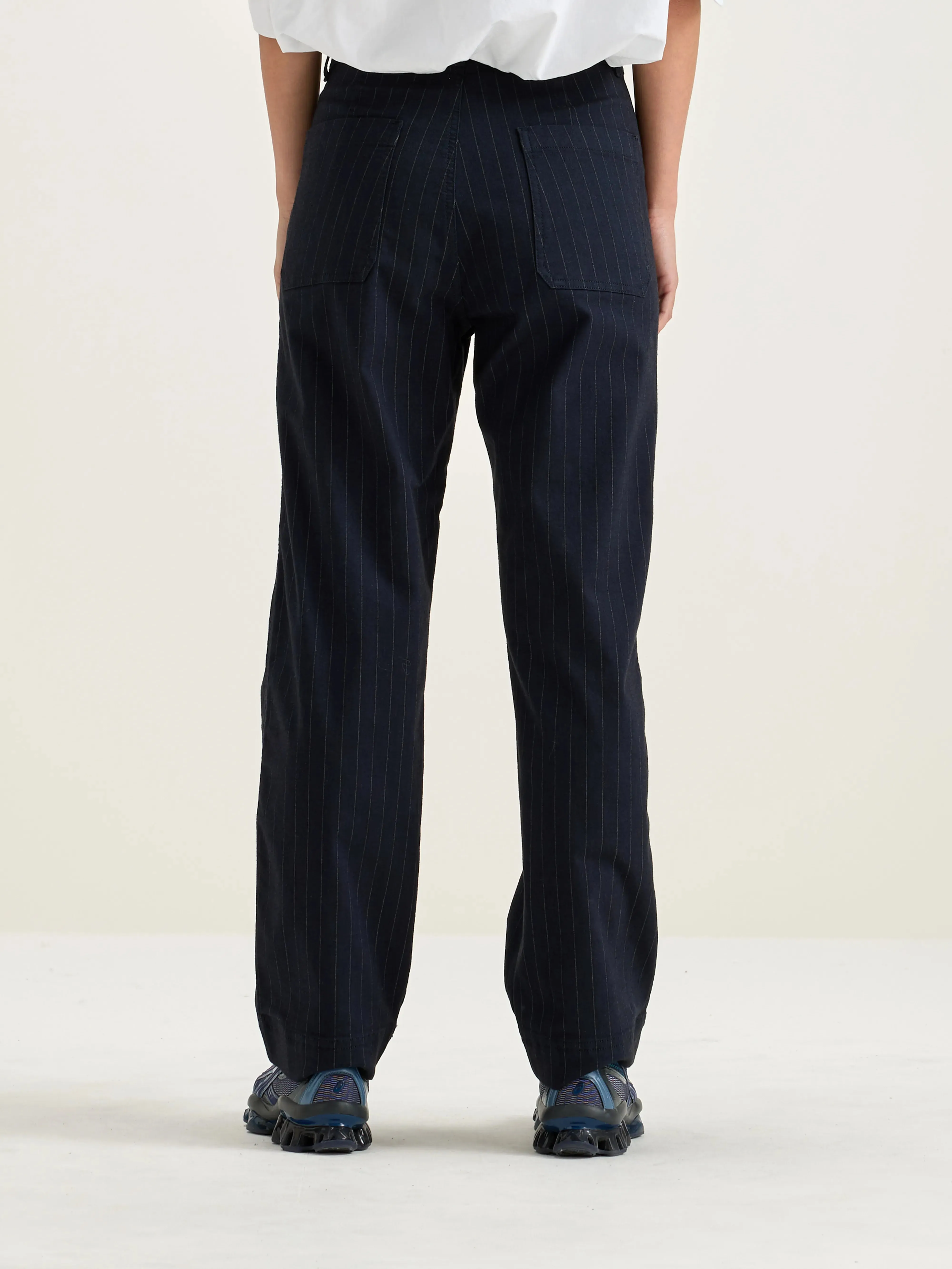 Ghada straight trousers (242 / W / STRIPE A)