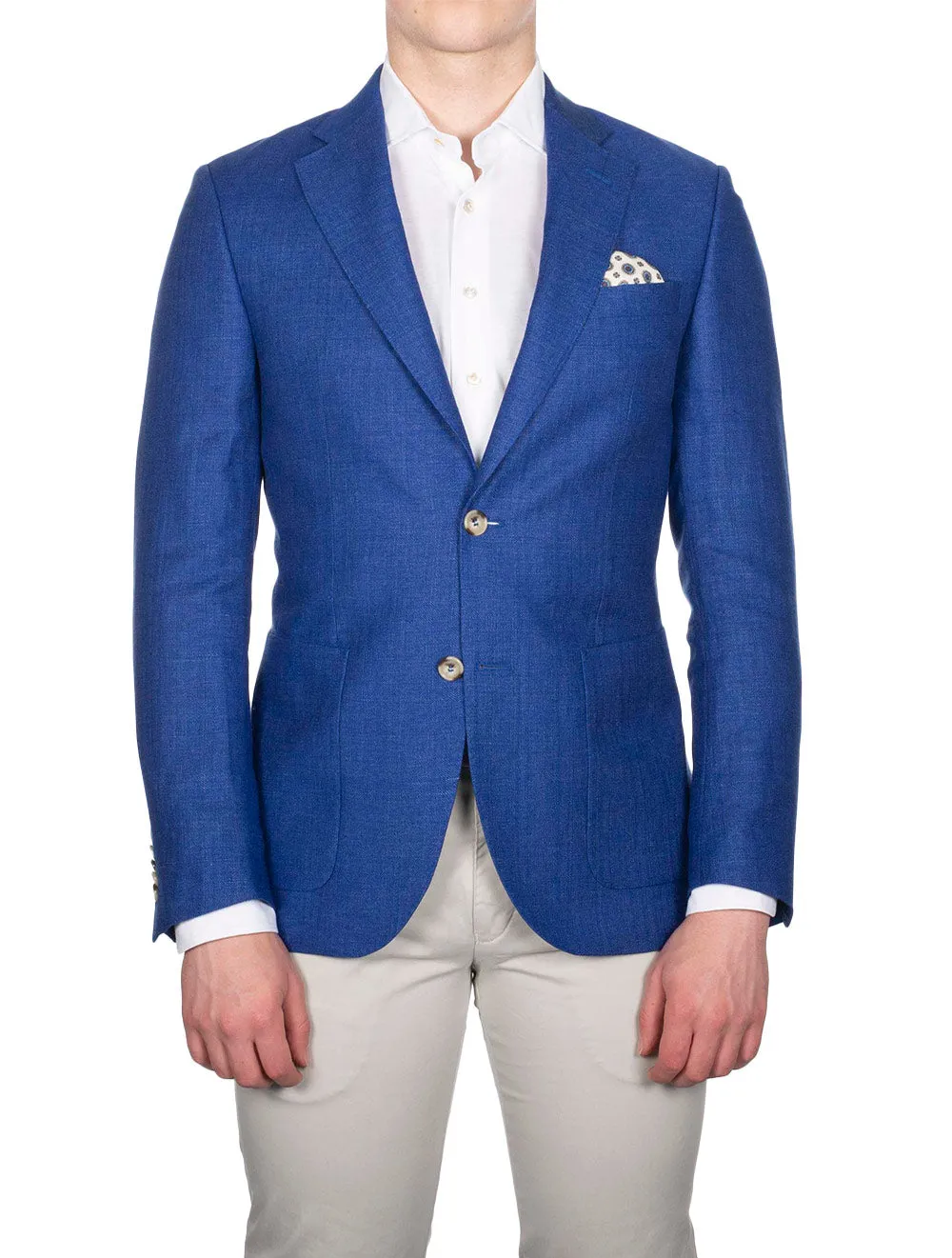 Henry Patch Pocket Sport Jacket Blue