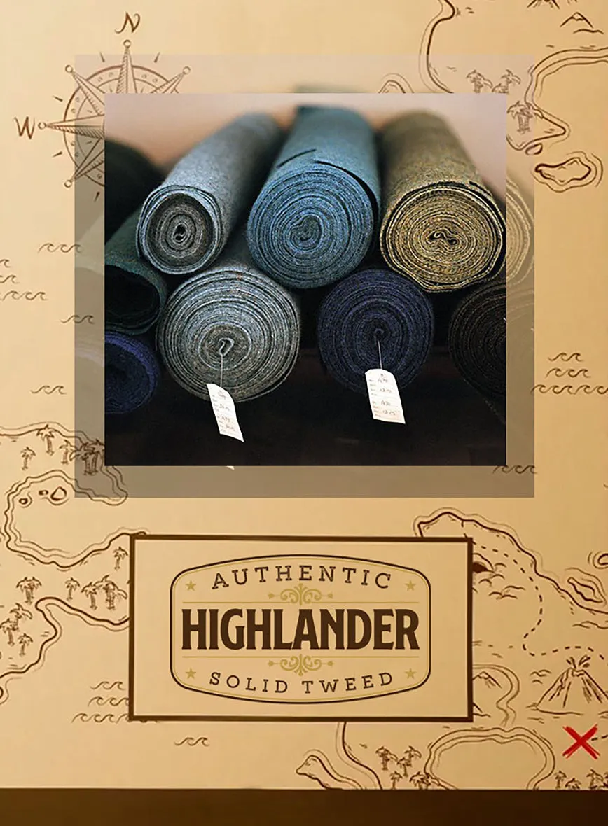 Highlander Bush Green Tweed Pants