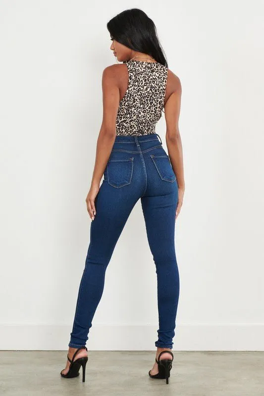 Judy High Waisted Classic Skinny Jeans