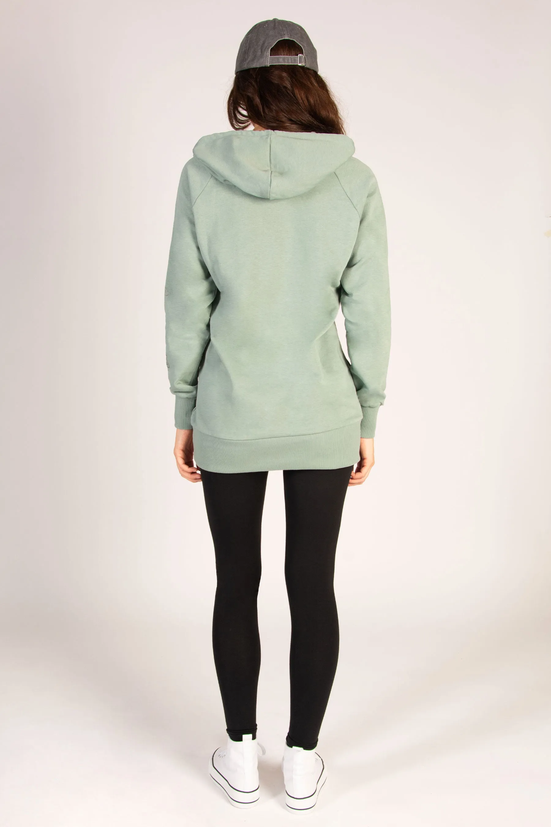 Longline Logo Hoodie