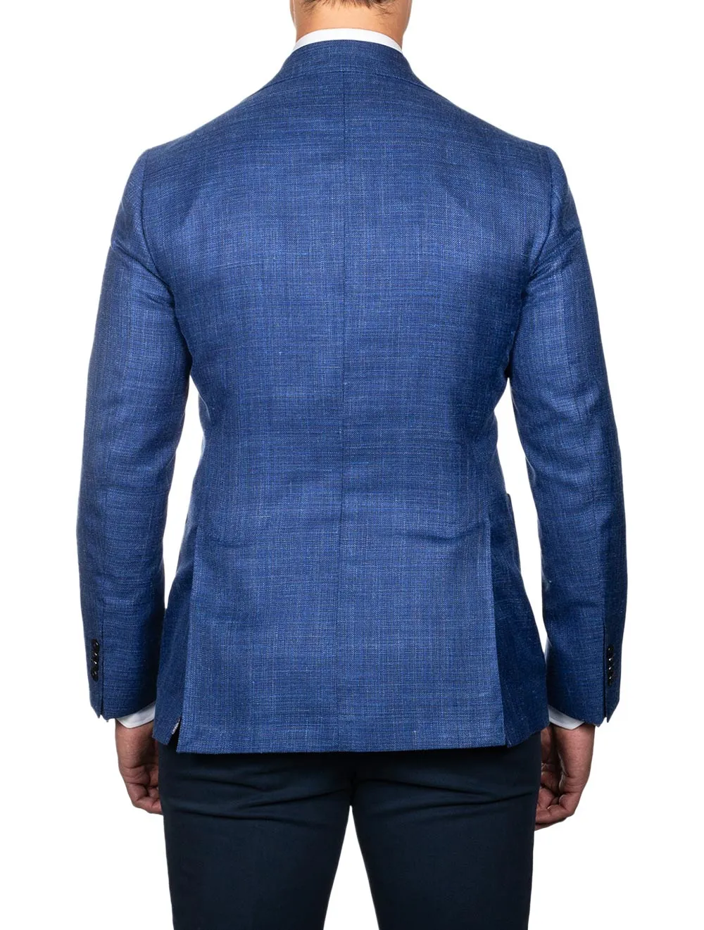 Loro Piana Wool Silk And Linen Jacket Blue