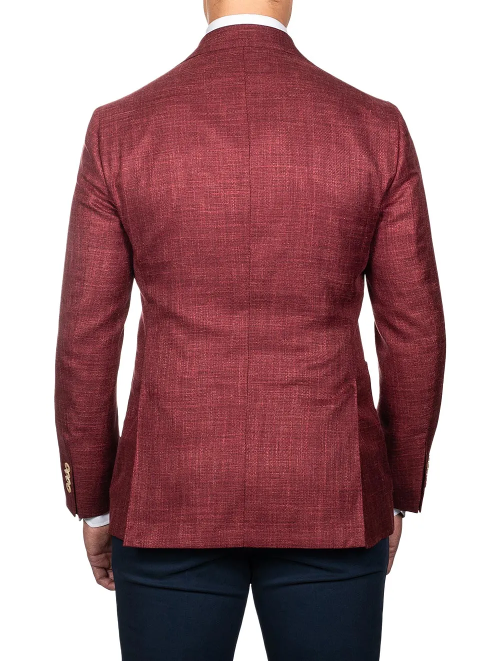 Loro Piana Wool Silk Sports Jacket Red