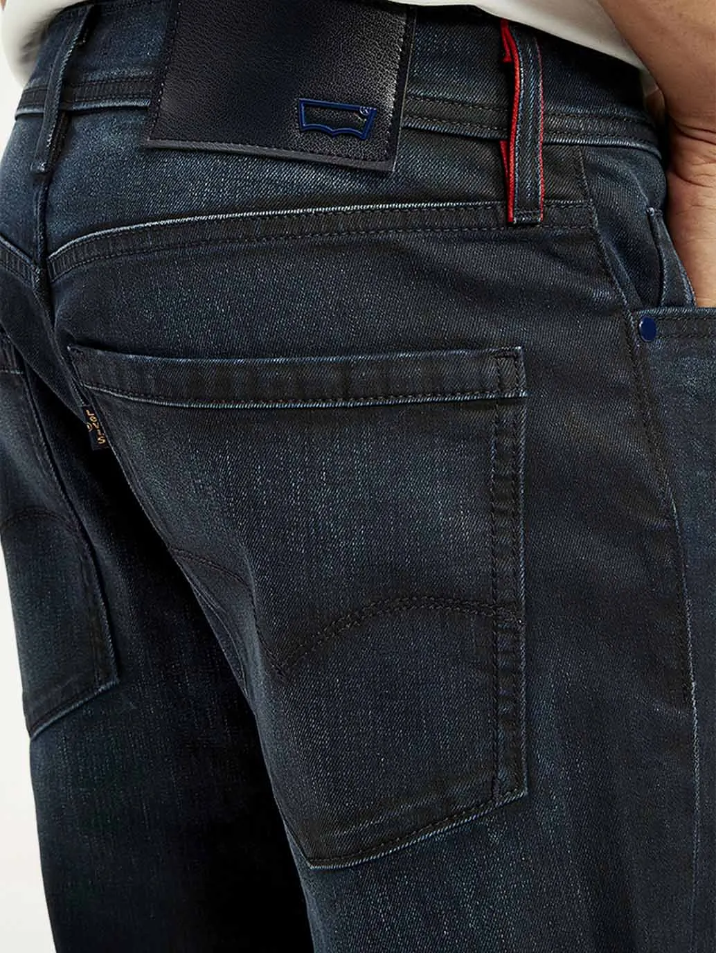 Men's Slim Fit Navy Jeans