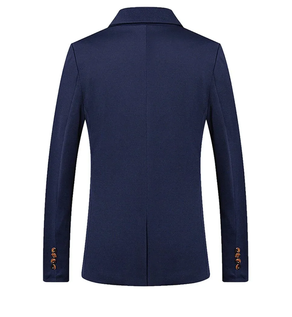 Men's Spring/Autumn British Style Casual Slim Fit Blazer