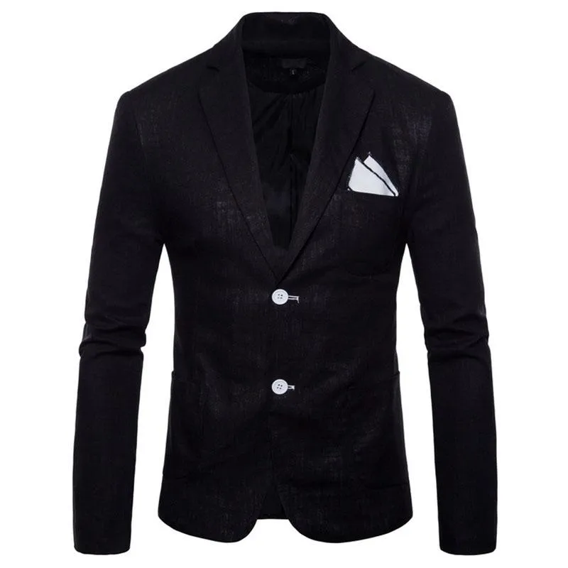 Men's Summer Casual Cotton Blazer | Plus Size