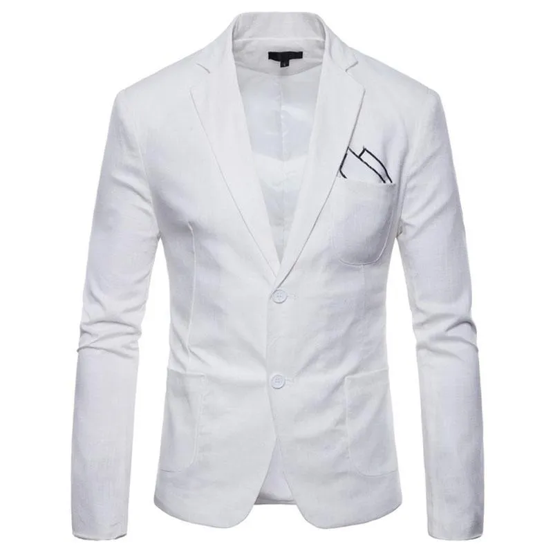 Men's Summer Casual Cotton Blazer | Plus Size