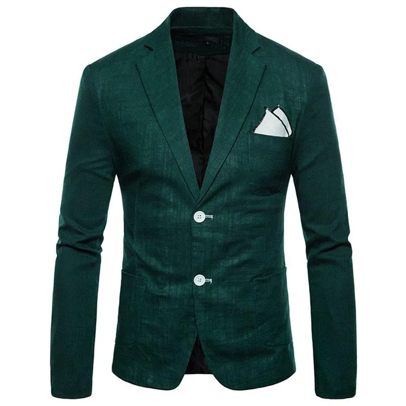 Men's Summer Casual Cotton Blazer | Plus Size