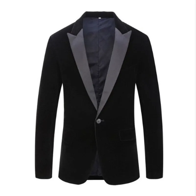 Men's Wedding Velvet Blazer