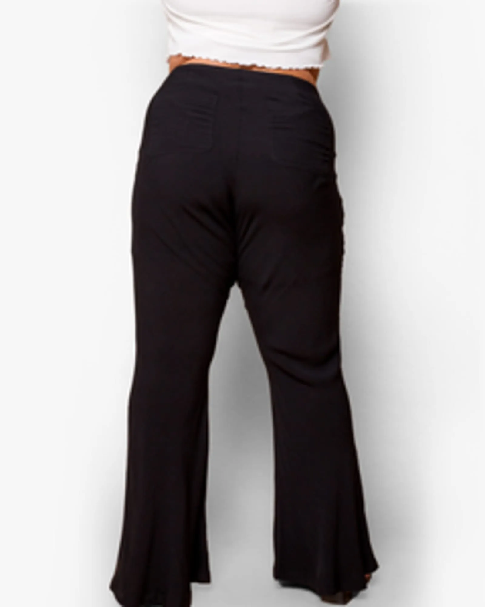 Miranda Slim Flare Pant | Black