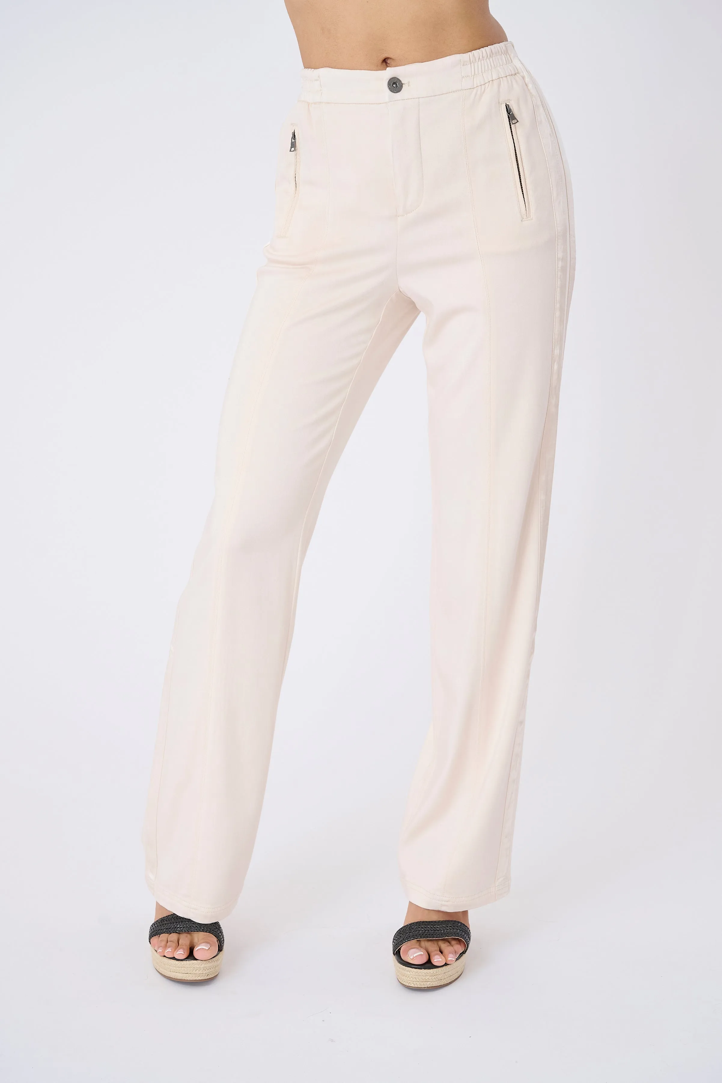 Monaco Stretch Viscose Track Pant