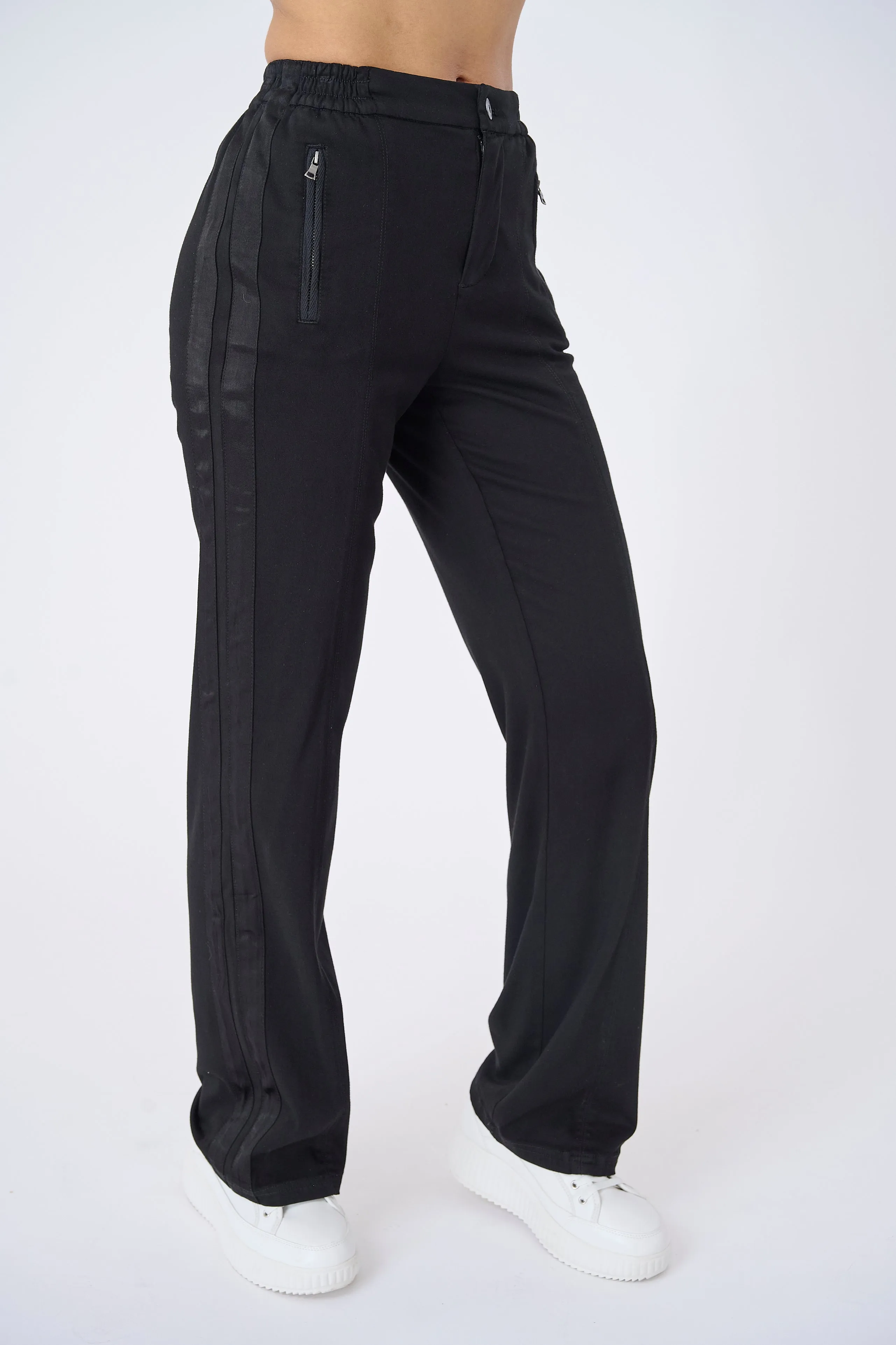 Monaco Stretch Viscose Track Pant