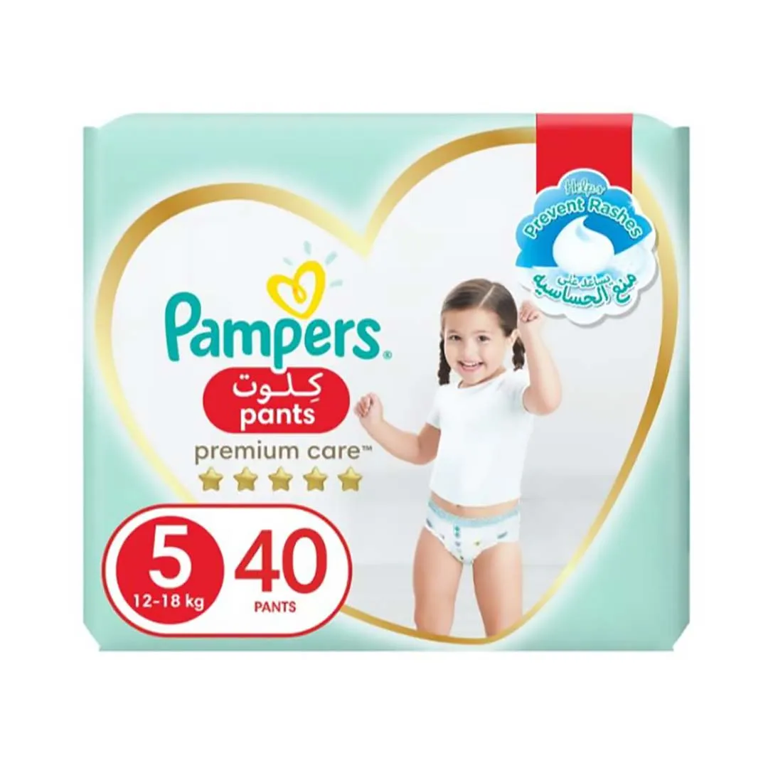 Pampers Premium Care Pants, Size 5, 40 Count