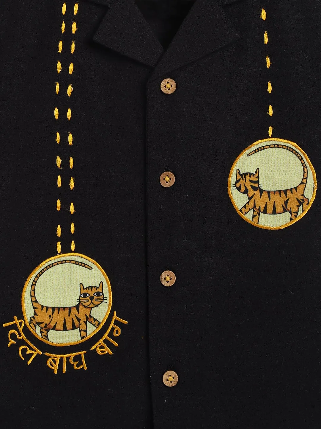 Pre-Order: Unisex Dil Baag Bagh Tiger Shirt-Black