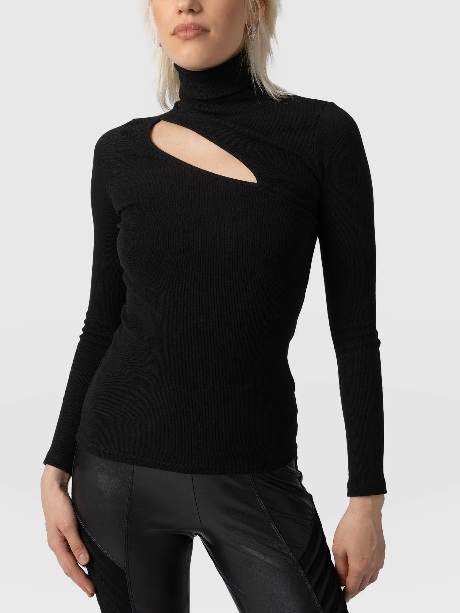 Reveal Turtle Neck - Black