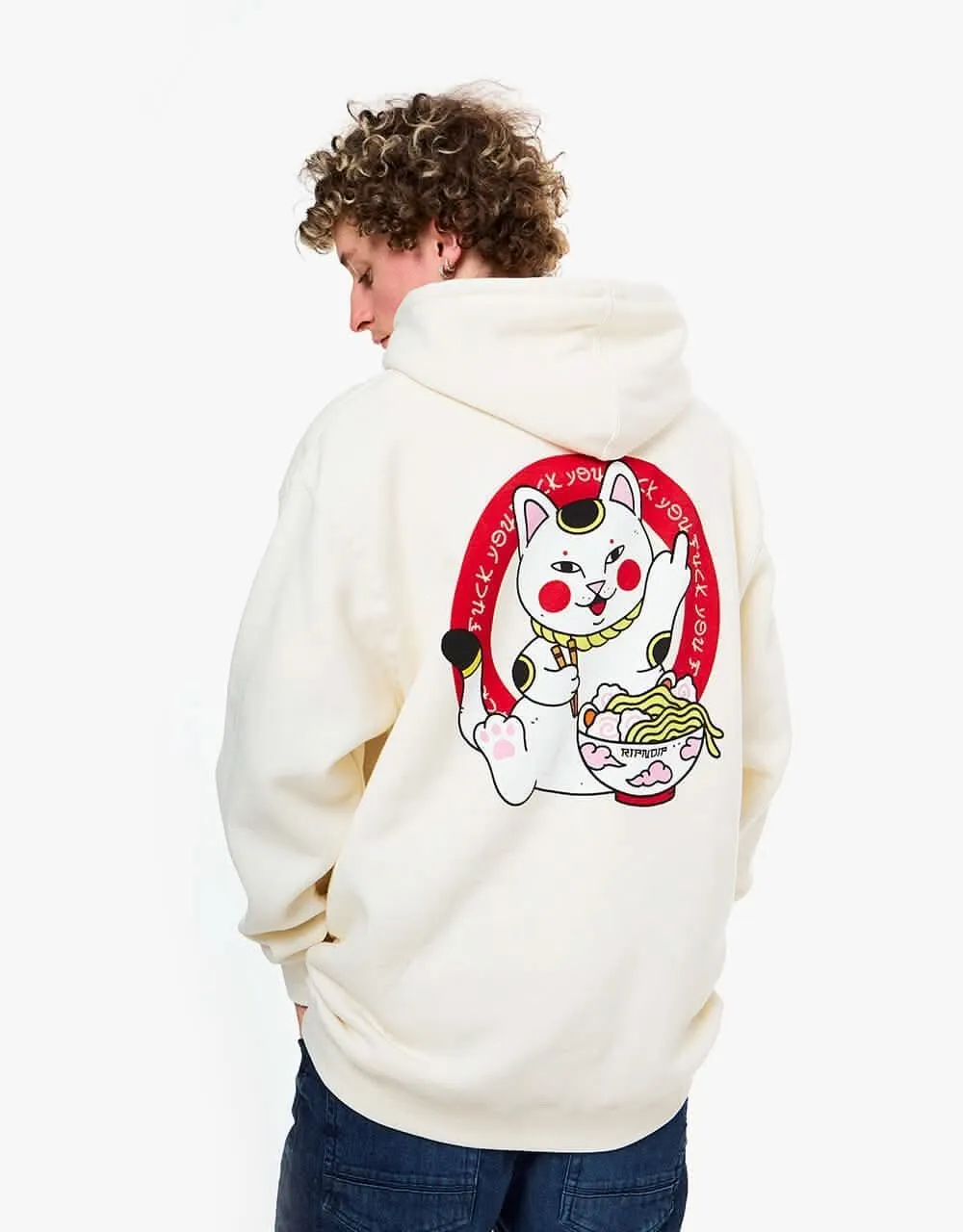 RIPNDIP Lucky Nerm Pullover Hoodie  - Natural