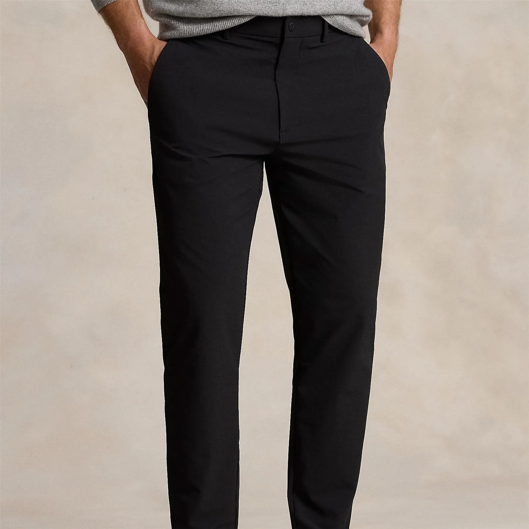 RLX Matte Stretch Nylon Pants Polo Black - 2025