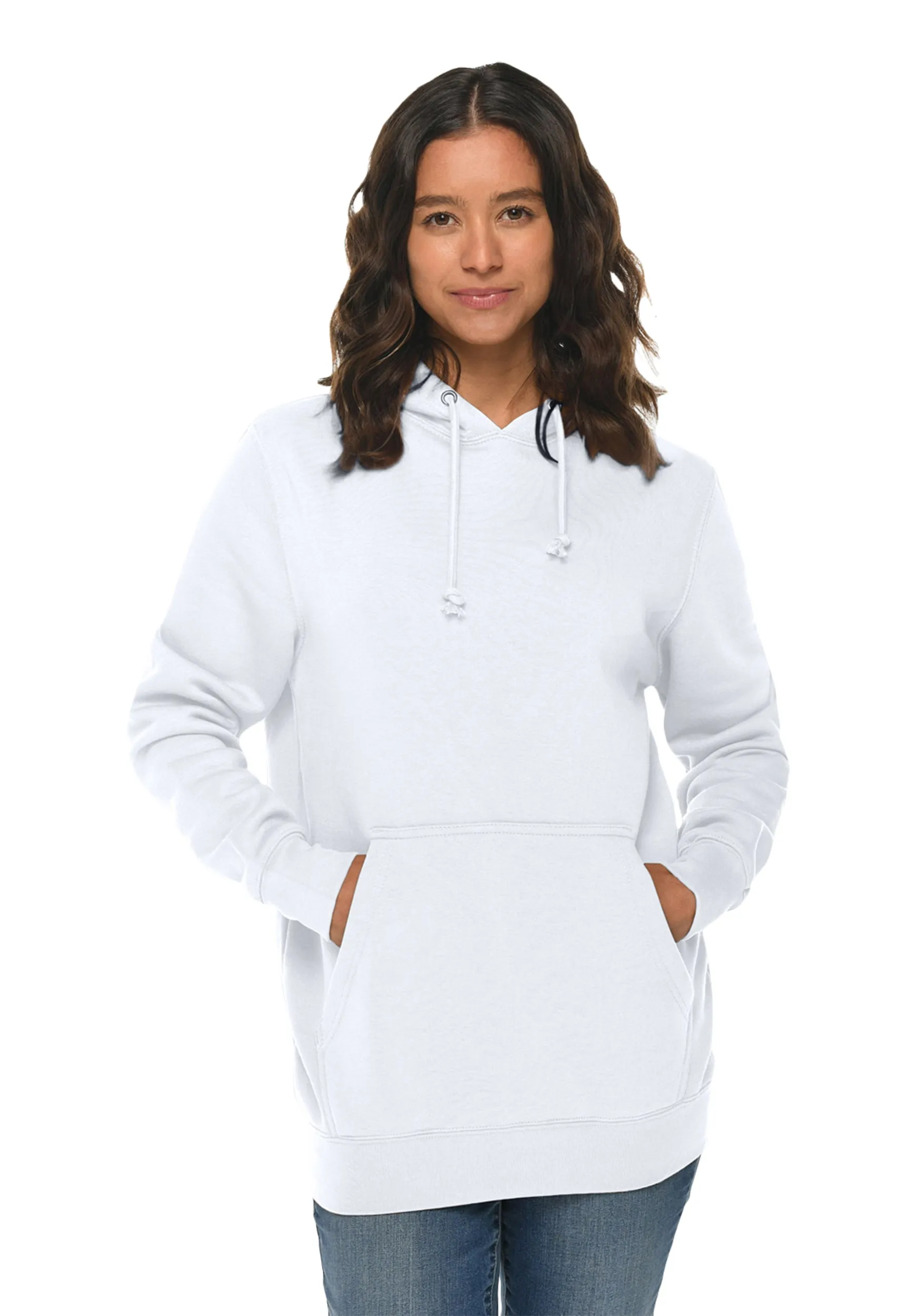 Select Heavyweight Women Hoodie - White