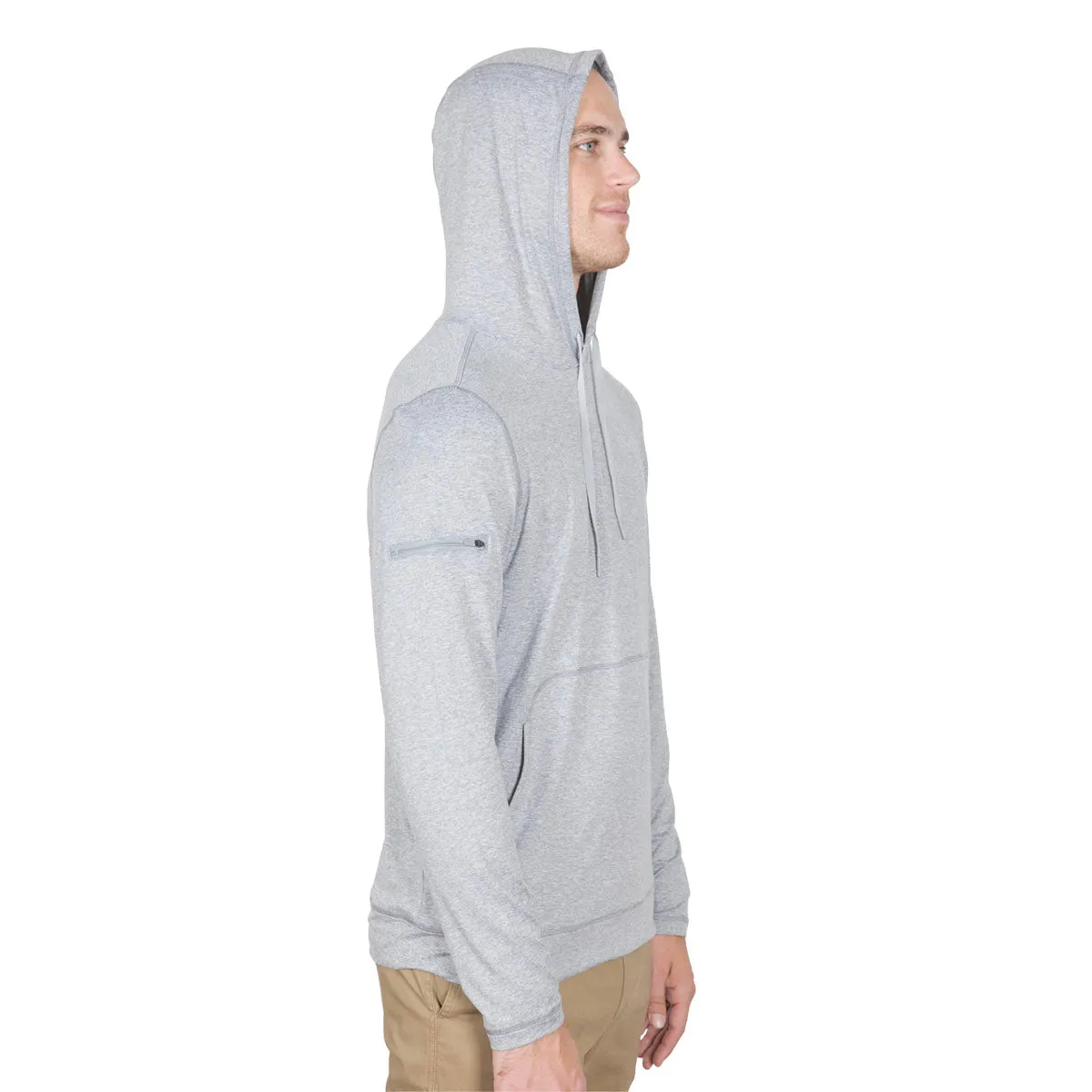 STEWART TECH SLUB L/S HOODIE