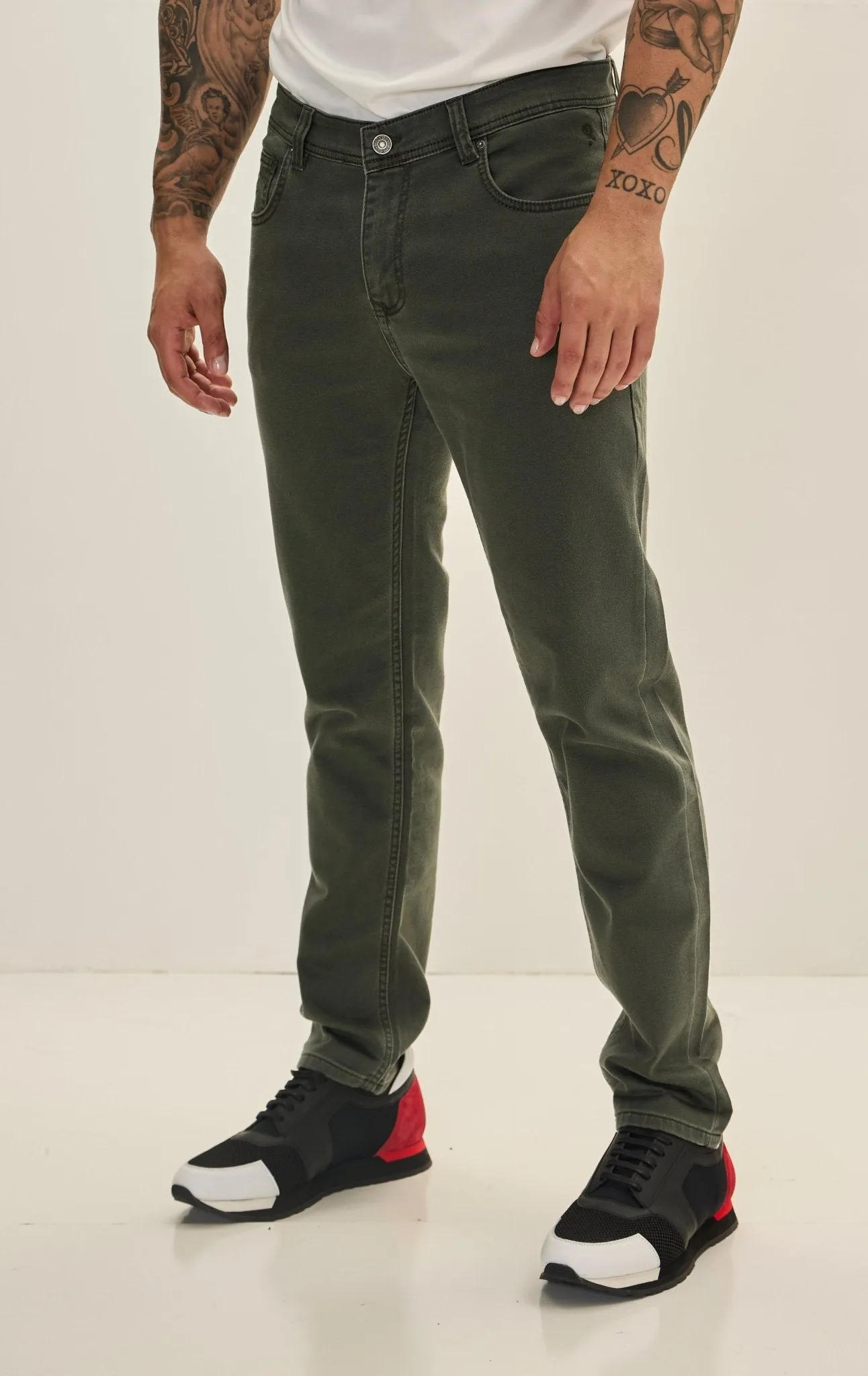 Super Soft 5-pocket Style Pants - Khaki