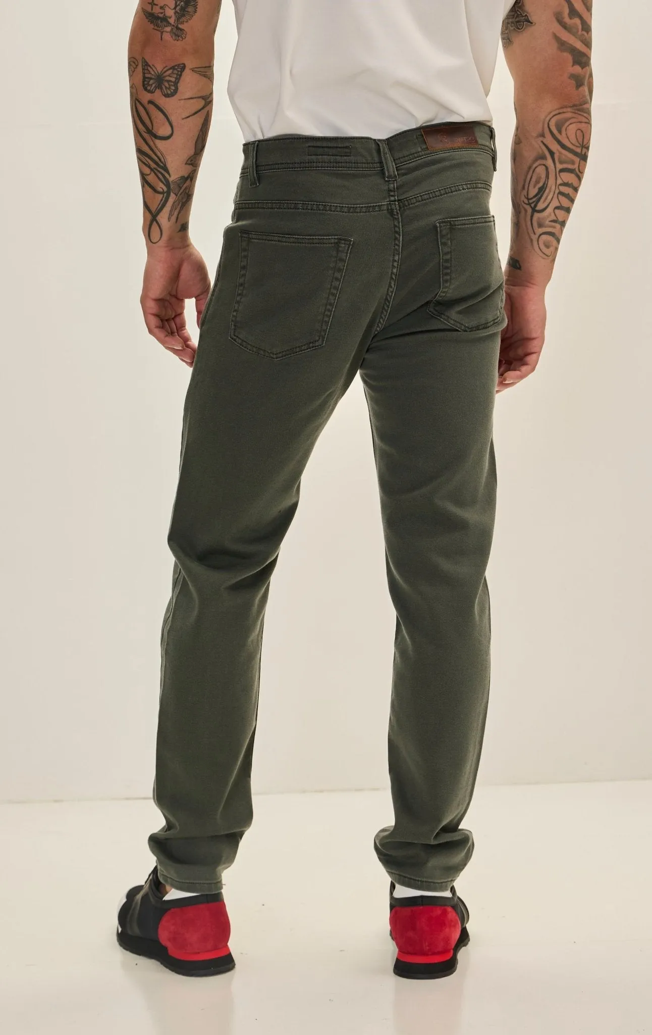 Super Soft 5-pocket Style Pants - Khaki