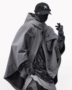 Techwear Functional Cape Jacket