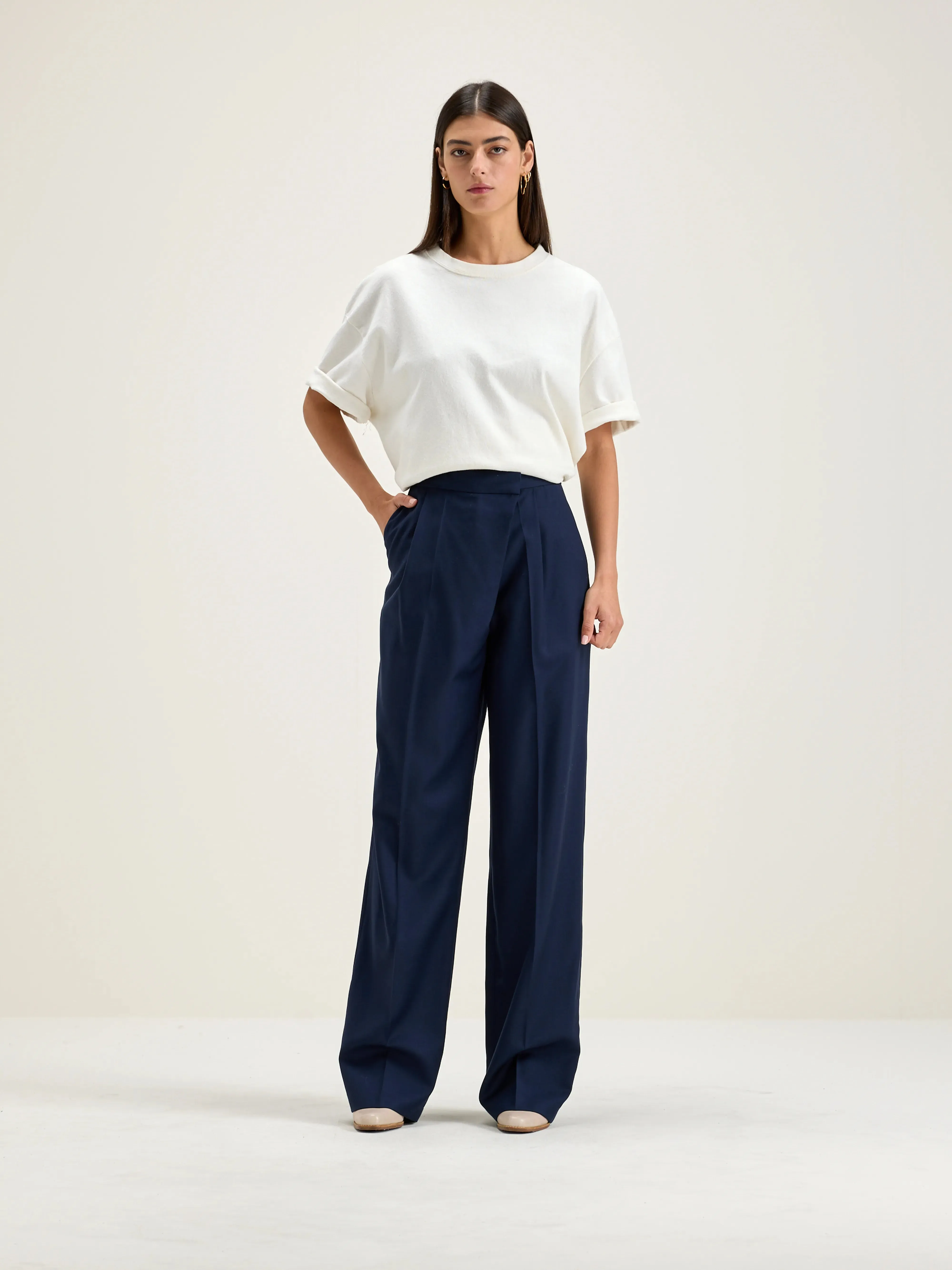 Tom tailored trousers (242 / W / NAVAL)