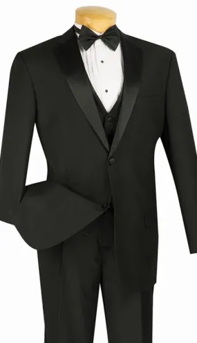 Vinci Men Tuxedo 4TV-1-Black