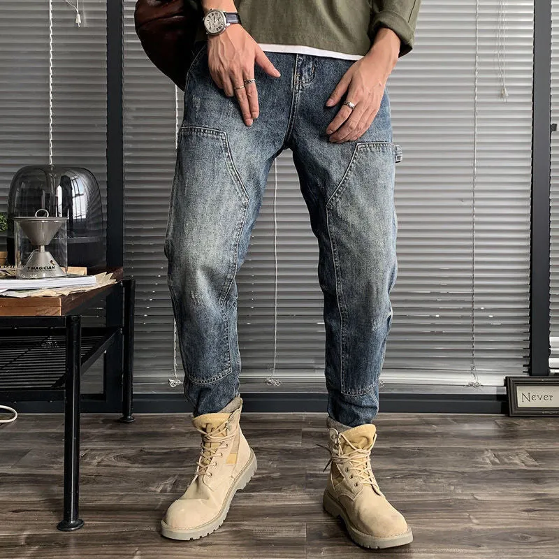 West Louis™ Fashion Harem Straight Cargo Jeans